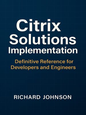 cover image of Citrix Solutions Implementation